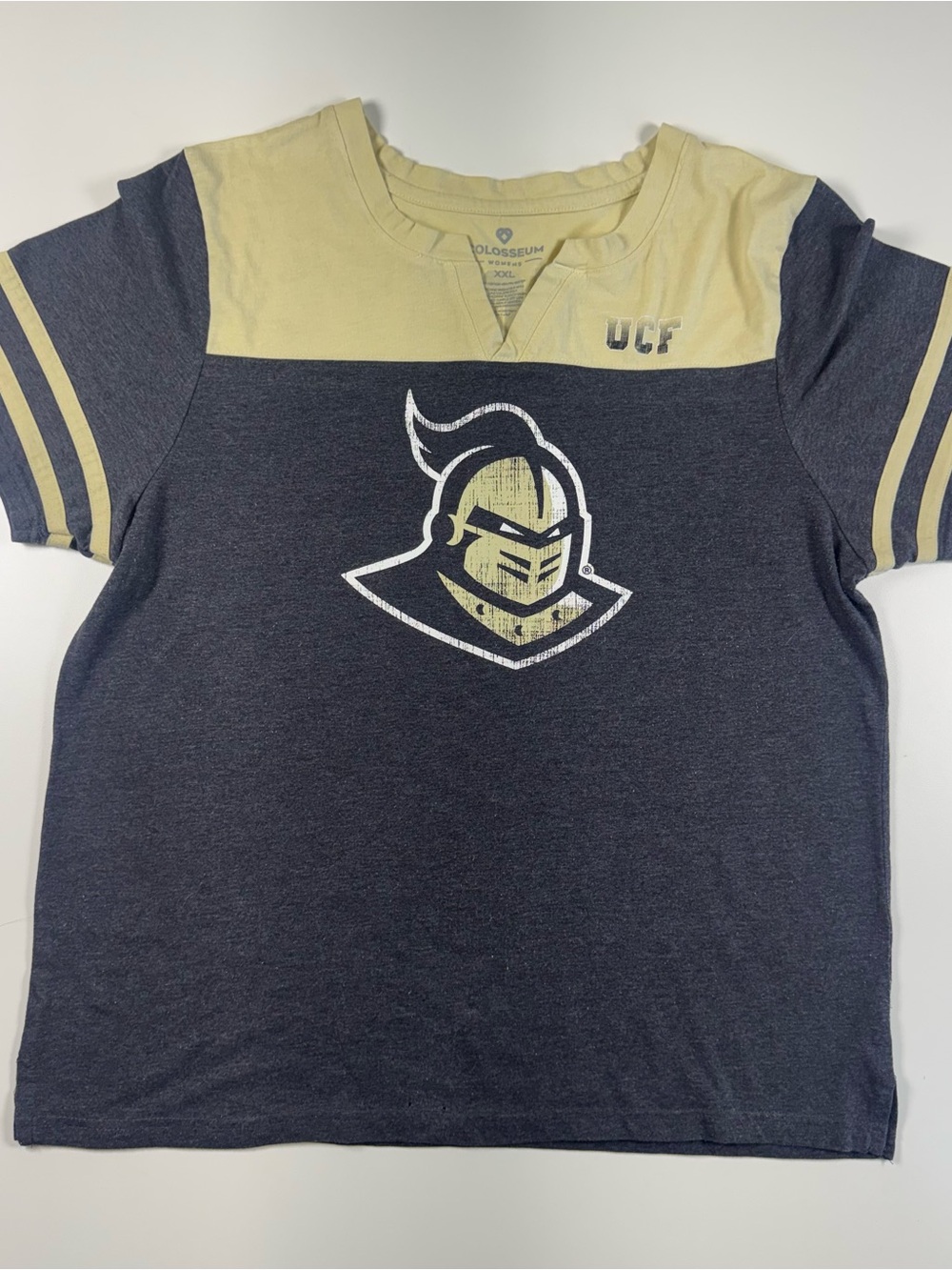 Colosseum UCF Knights Short Sleeve Tee - Black & Cream
